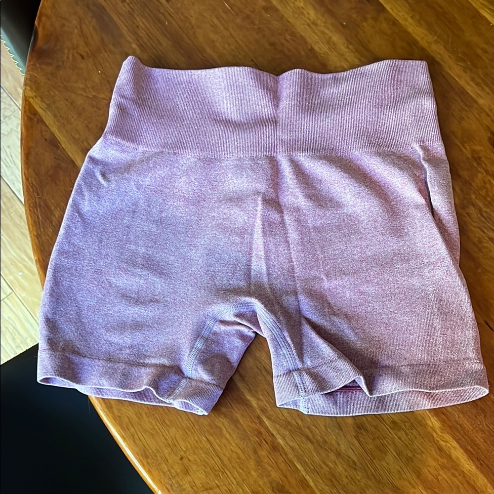 Women's Pink High-Waisted Shorts